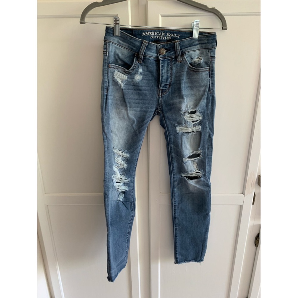 Distressed Jeggings